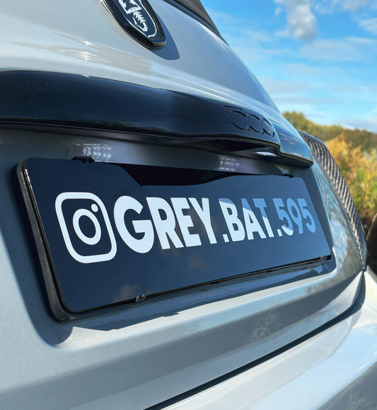 Glans Zwarte Showplaat