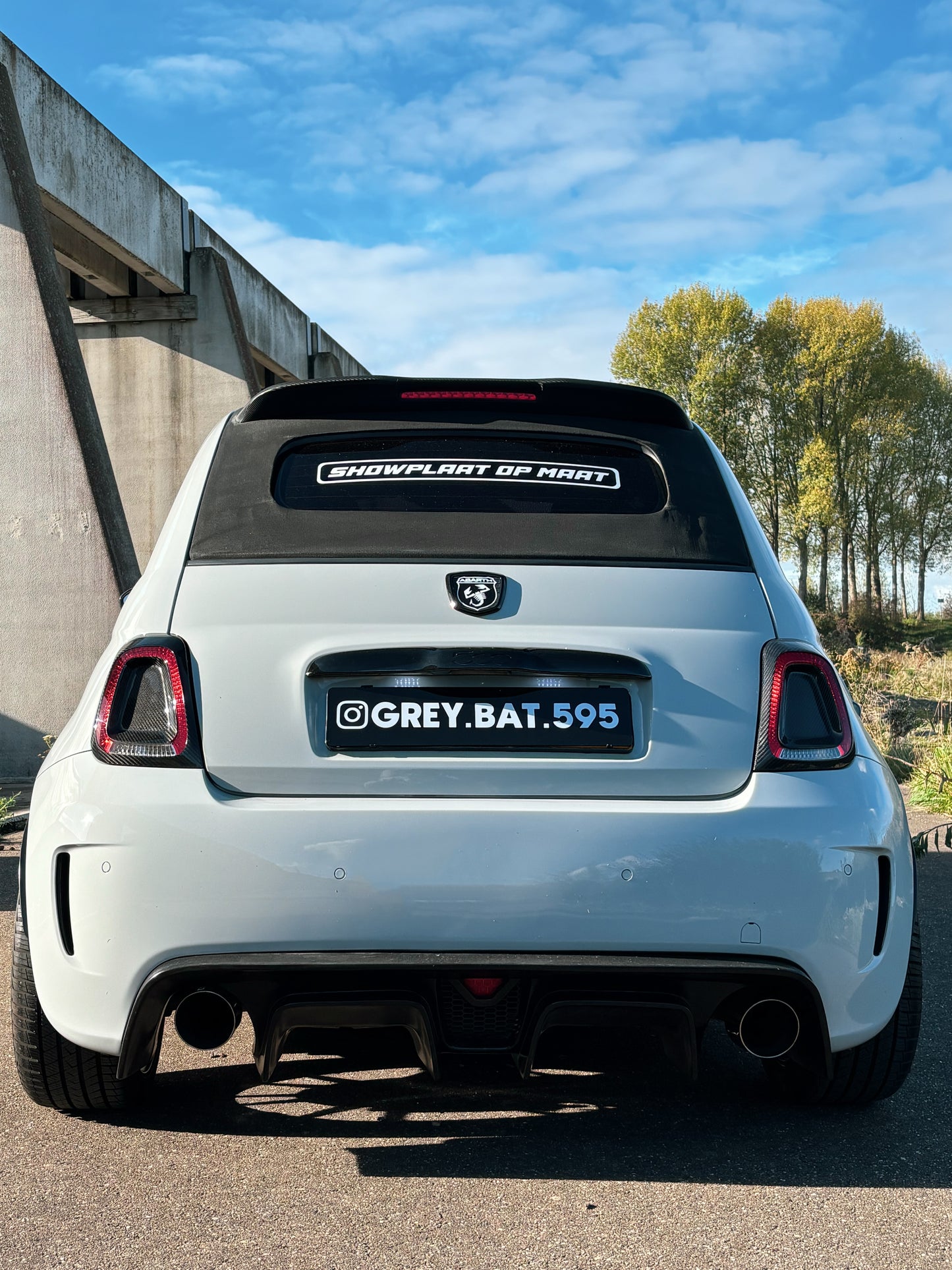 Glans Zwarte Showplaat